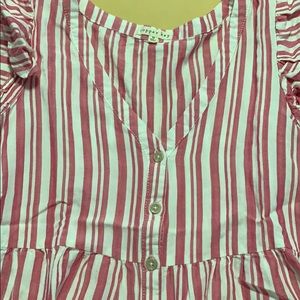 Pink and White Stripped Tank